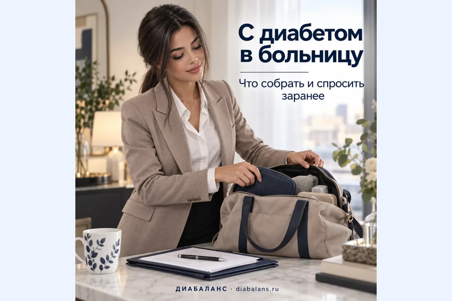 С диабетом в больницу: что собрать и спросить заранее