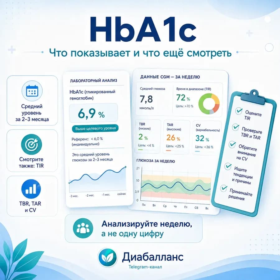 HbA1c: что показывает анализ