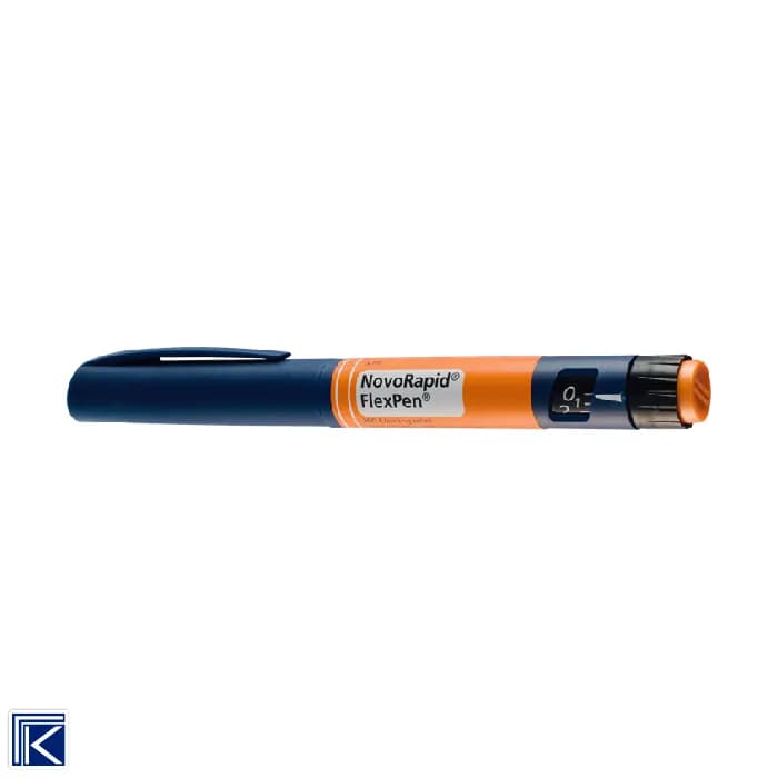 Настоящая шприц-ручка НовоРапид FlexPen, 100 ЕД/мл