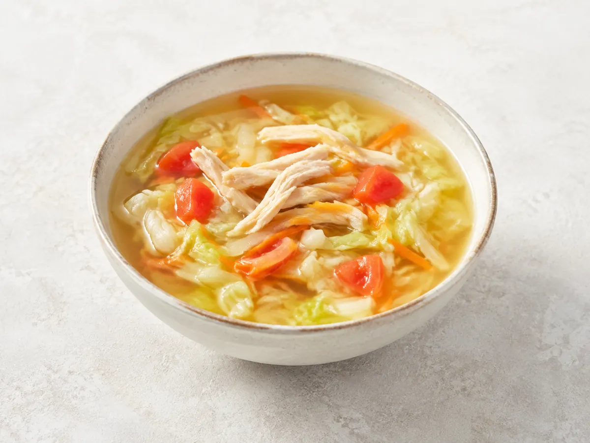 Щи с пекинской капустой